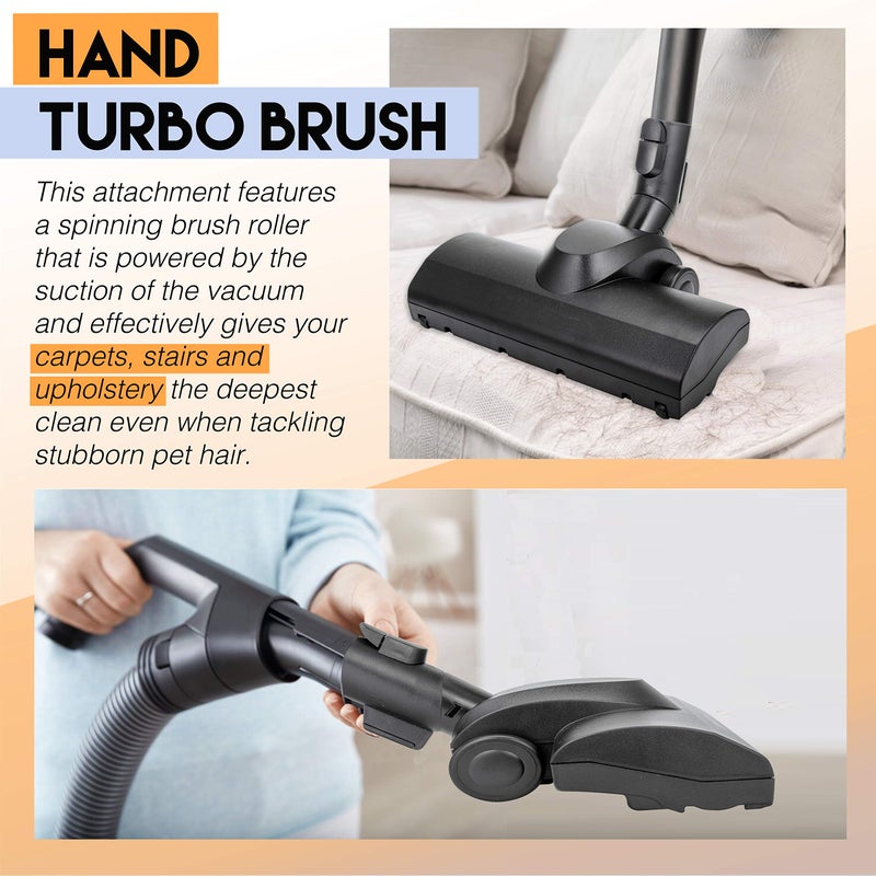 Splinova Miele Turbo Head Cleaner, Hand Attachment and Floor Tool Accessory for Carpet and Area Rugs. - Image 4